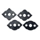 thumbnail image 3 of 4x Router Corner Radius Jig Enrutamiento Esquinas Redondeadas Plantillas De Brocas Para Enrutador Negro, 3 of 5