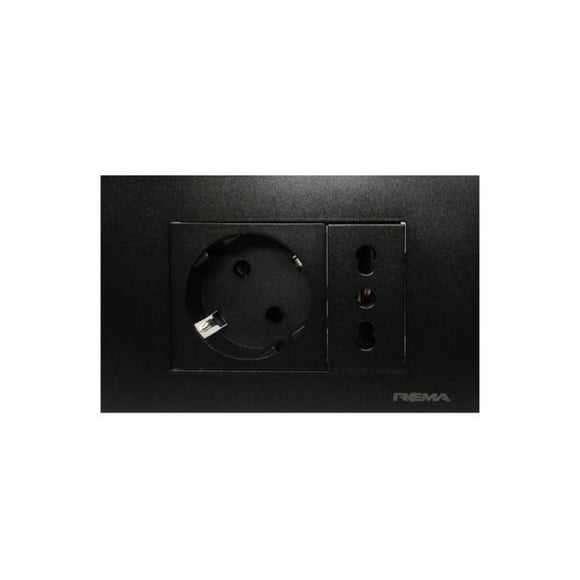 Enchufe Eléctrico Hembra10/16A 250V N kgo.1 unidad