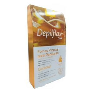 Cartim - Banda Depilatoria Depilflax Corporal Natural X 20 Bandas