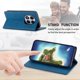 thumbnail image 4 of Funda tipo cartera con bloqueo RFID para Xiaomi Redmi Note 14 Pro 4G Con tapa abatible, portatarjetas, cierre magnético, TPU y soporte Azul, 4 of 6