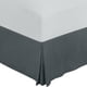 thumbnail image 1 of Skirt Utopia Bedding Queen, microfibra gris, 40 cm, caída, 1 of 7