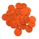 thumbnail image 1 of 100pcs Poker Chips Monedas Color sólido Casino Supply Juegos familiares Accs naranja, 1 of 4