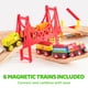 thumbnail image 3 of Set de trenes de madera SYNCFUN Urban Journey con 110 piezas para niños de 3 a 8 años, 3 of 7