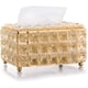 thumbnail image 1 of Caja Cofre Cristal Soporte Pañuelos Rectangular Hogar Lau, 1 of 3