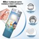 thumbnail image 5 of Bubble Guppies Vaso aislado de acero inoxidable con asa, diseño temático, regalo para familia, amigos y fans; incluye pajita y encaja en el portavasos estándar, 40 oz, 5 of 6