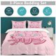 thumbnail image 5 of Jigglypuff Bed Duvet Cover Funny Anime Cartoon Bedding Sets Lightweight 3 Piece Comforter Sets, 5 of 5
