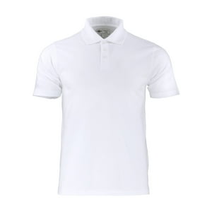 T-World - Polera Polo Dryfresh Smooth 60% Algodón Manga Corta Hombre Blanco