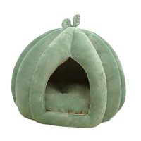Ioensy - Cama Semicerrada Para Mascotas Con Forma De Calabaza Para Perros Y Gatos Pequeños Y Medianos L