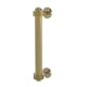 thumbnail image 1 of Tirador de puerta Allied Brass 402AD con detalles punteados, 20 cm, latón sin lacar, 1 of 1