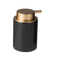 Bothyi - Dispensador De Jabón Botella De Bomba Recargable De 350 Ml Para Sala De Lavado De Mesa De Hotel Negro