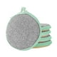 thumbnail image 2 of Esponjas Multiusos Para Fregar Platos, Utensilios De Cocina, Vasos, Esponja De Microfibra, Color Verde, 5 Uds., 2 of 3