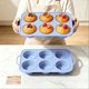 thumbnail image 1 of Molde para muffins de silicona Vnray 2 piezas 38 cm con marco de metal, 1 of 9