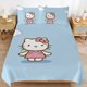 thumbnail image 3 of Cartoon Hello Kitty Comforter Cat Cloud 3-Piece Bed Sheets Warm Kawaii Bedding Set Cute Soft Bedclothes for Boys Girls Kids Twin, 3 of 5