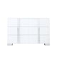 thumbnail image 3 of Elegant Modern Dresser with Metal Handle,Mirrored Storage Cabinet with 6 Drawers for Bedroom,Living Room,White, 3 of 3