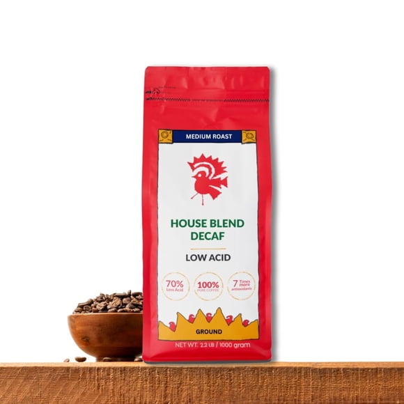 Café Puroast Descafeinado 1000 g Molido Tueste Medio (Bajo en Ácido)