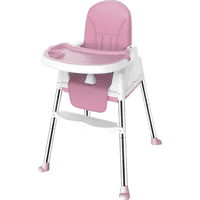 Genérico - Silla Comer Eshopangie 2 En 1 Plegable Color Rosado