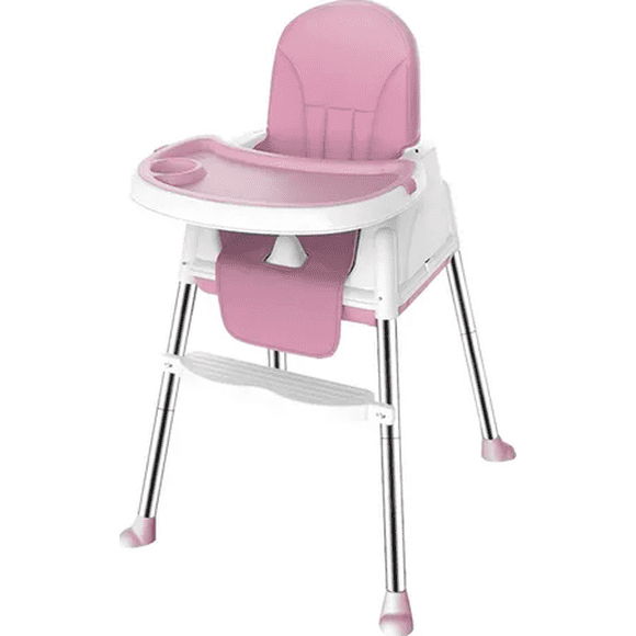 Silla comer Eshopangie 2 en 1 plegable color rosado