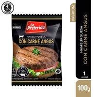 Hamburguesa De Vacuno Y Cerdo Con Carne Angus 100 G La Preferida