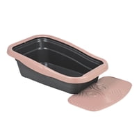 Arenero Para Gato Nella Con Marco Y Alfombre Rosa Mps