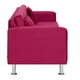 thumbnail image 3 of Sofa New Retro 3c Felpa 12 Burdeo, 3 of 5