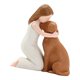 thumbnail image 5 of Figura De Humano Y Perro, Decoración Del Hogar, Estante, Figura De Escritorio, Estatua De Resina Para Niña Y Perro, 5 of 5