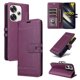 thumbnail image 1 of Premium Wallet Case for Xiaomi Poco F6 5G with Card Slots & Kickstand, Flip Cover Purple, 1 of 6
