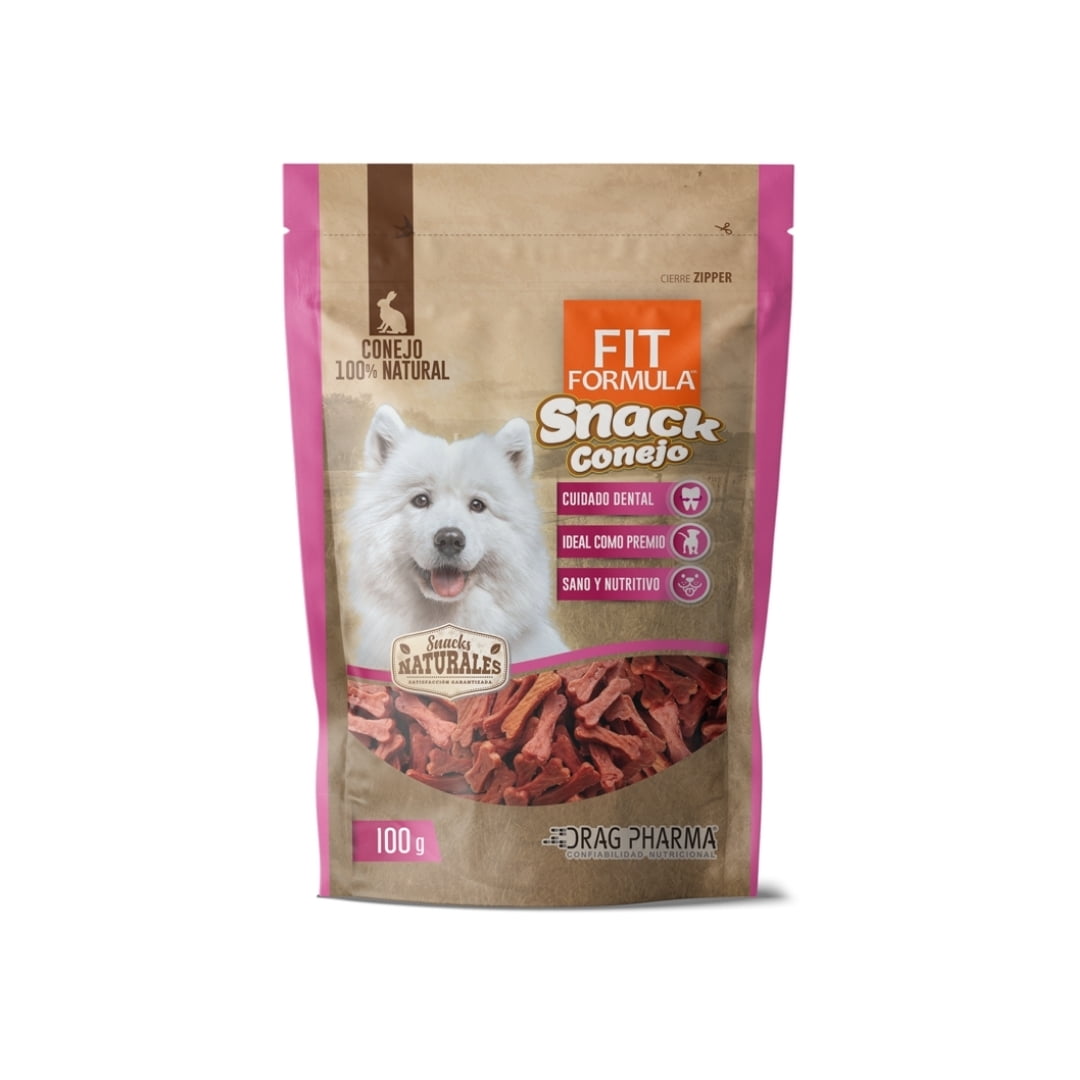 Fit Fórmula Snack Perros Conejo 100 Grs.