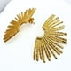 thumbnail image 5 of Aros Fiesta Pegados Rayos De Sol, Acero Inoxidable bañado en Oro 18k, 5 of 5