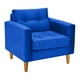thumbnail image 2 of Sofa Retro 1c Felpa 04 Azul Rey, 2 of 6