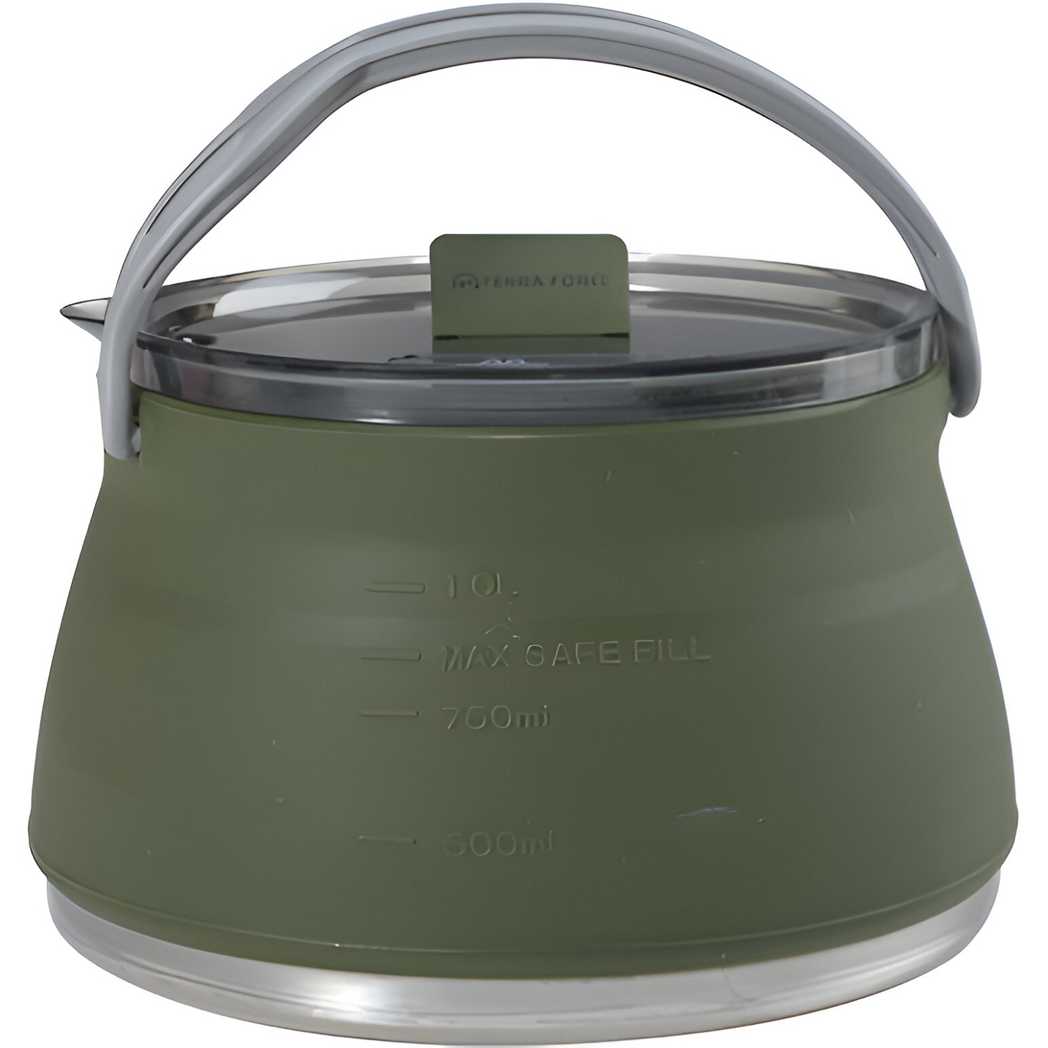 Terra Force - Tetera Silicona Plegable 1L Camping