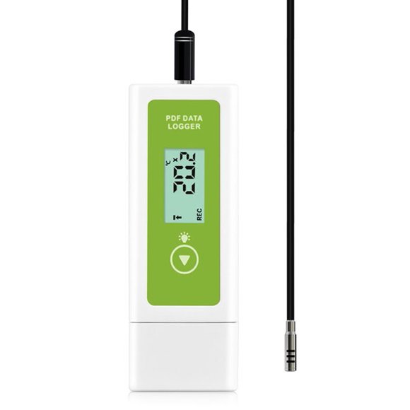 Registrador de datos de humedad y temperatura con sonda externa