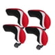 thumbnail image 1 of 4 Piezas Golf Hybrid Ut Club Head Cover Headcover Con Etiqueta De Número Rojo, 1 of 5