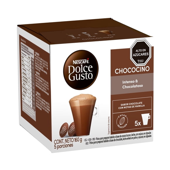 Café Chocolate Dolce Gusto Chococino 5 Tazas, 160 g