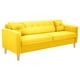 thumbnail image 2 of Sofa New Retro 3CG Felpa 05 Amarillo, 2 of 6