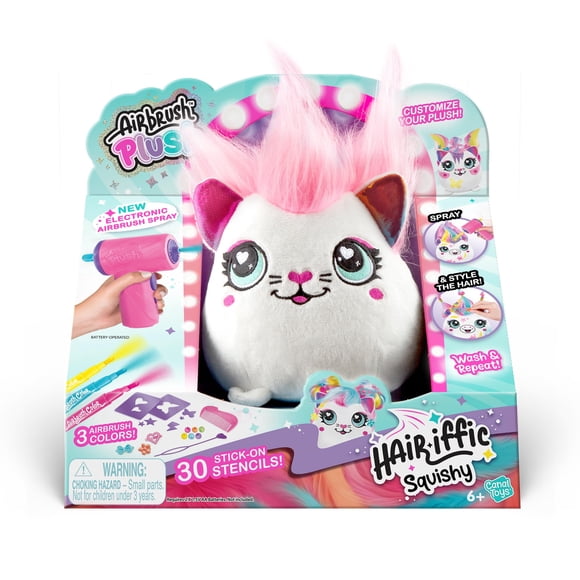 Canal Toys Airbrush Peluche Hair’iffic Squishy Kitty