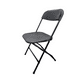 thumbnail image 3 of Pack 10 unidades silla plegable negra para eventos alta resistencia, 3 of 3