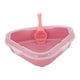 thumbnail image 1 of Bandeja De Arena Para Gatos Con Cuchara, Bandeja De Arena Para Gatos, Bandeja De Arena Triangular Duradera Para Gatos, Color Rosa, 1 of 5