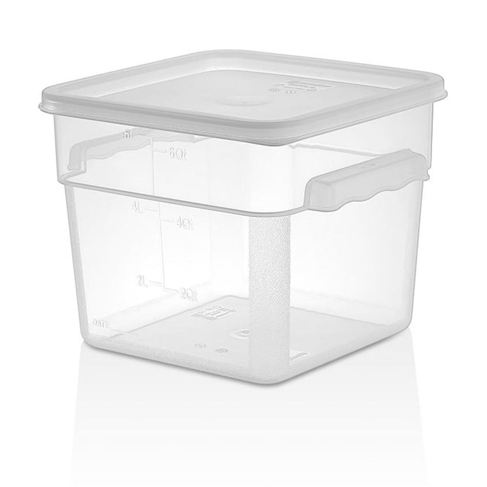 Gastroplast - Recipiente Cuadrado Polietileno 5.7 Lts