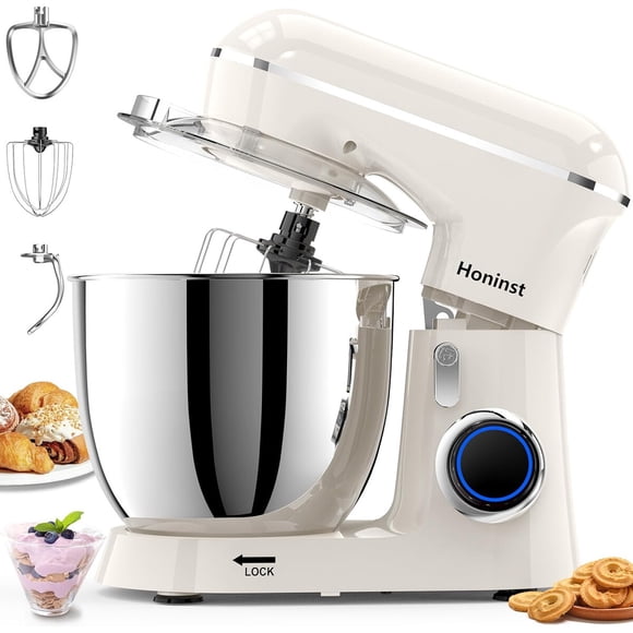 Batidora Planetaria Honinst 6.5L 660W 10 Velocidades Inclinable