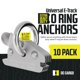 thumbnail image 2 of Anclajes O-Ring DC Cargo Mall Paquete de 10, Acero 6000 lbs, 2 of 7