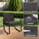 thumbnail image 4 of Juego de muebles de patio Qsun, bistró mecedor con mesa de centro, 4 of 9