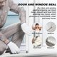 thumbnail image 2 of Sello de puerta Vannesse con burlete para puertas y ventanas, 5 m, color gris, 2 of 8