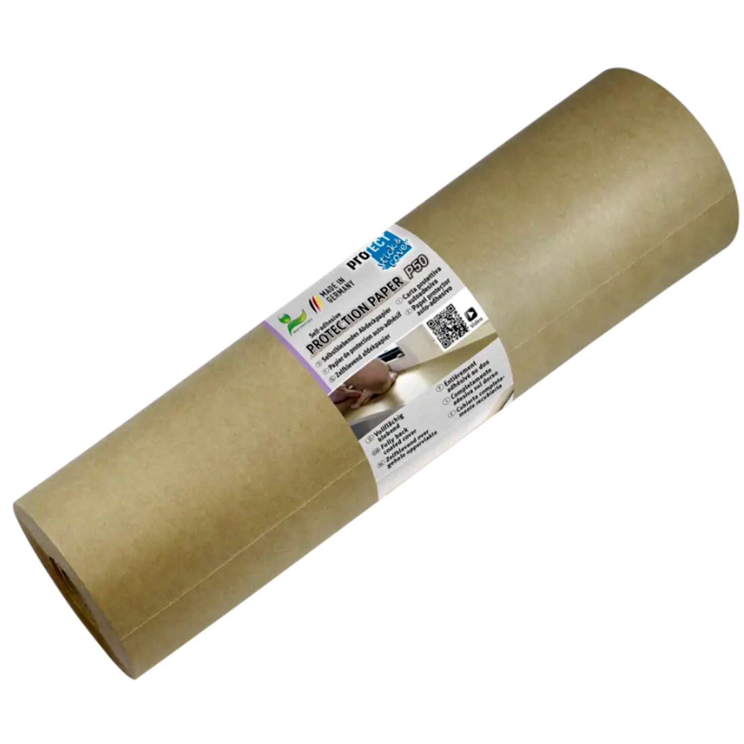 Hand Made Modern - Papel Kraft Rollo Engomado 300mm X 50mts - Ps