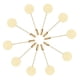 thumbnail image 3 of 10 Piezas Cobre Base Vacía 1,5 Cm Solapa Palo Pin Sombrero Broches DIY Oro, 3 of 3