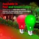thumbnail image 5 of Paquete de 6 bombillas LED Bluex A19 rojas de 9 W (equivalente a 60 W) con base E26, 5 of 7