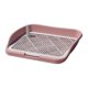 thumbnail image 4 of Inodoro Para Perros, Bandeja Para Orinal Para Interiores, Cómodo, Reutilizable, Duradero, Soporte Para Almohadilla Para Orinar, Color Rosa, 4 of 5
