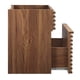 thumbnail image 2 of Tocador de baño Modway Render 18, montaje en pared, color nogal, 2 of 8