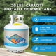 thumbnail image 3 of Tanque de propano Flame King YSN Imports Manchester Tank de 20 libras, 3 of 7