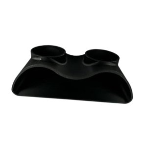 Ioensy - Acuario Túnel Subterráneo Cueva Doble Agujero Creativo Pecera Decoración Negro