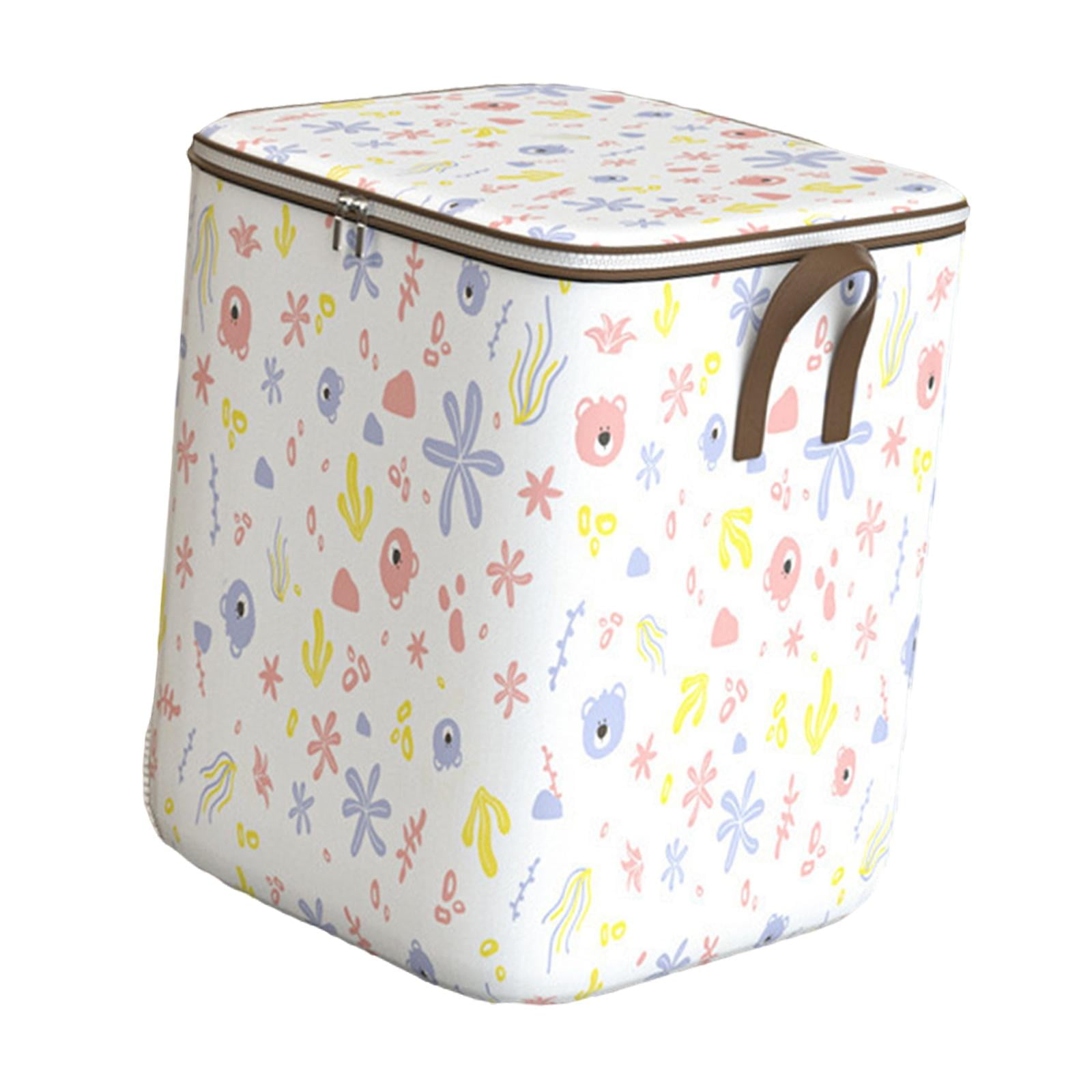 Magideal - Bolsa De Almacenamiento De Ropa, Organizador De Guardarropa, Calcetines, Funda De Edredón Portátil, Maleta De Cama, Contenedor De Viaje Con Tapa, Caja 180l